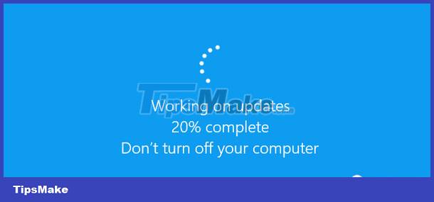 How to fix the error that hangs at the 'Don't Turn Off' screen when updating Windows Picture 6