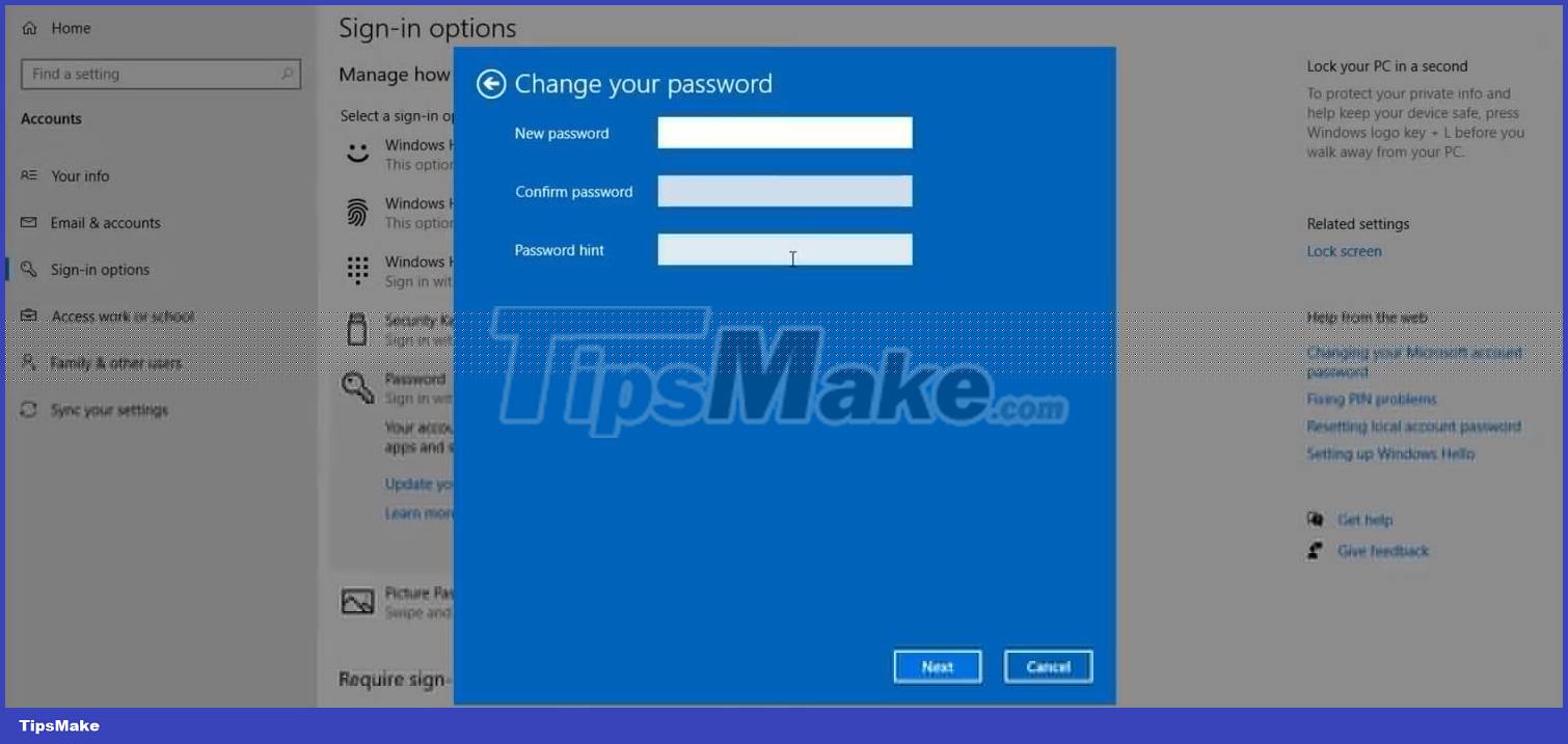 Picture 6 of How to fix the 'We'll Need Your Current Windows Password' error on Windows 10/11