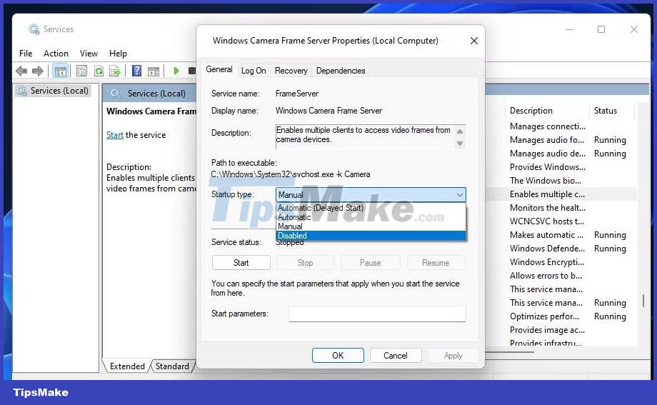 How to fix webcam error 0xA00F4289 in Windows 10/11 Picture 6