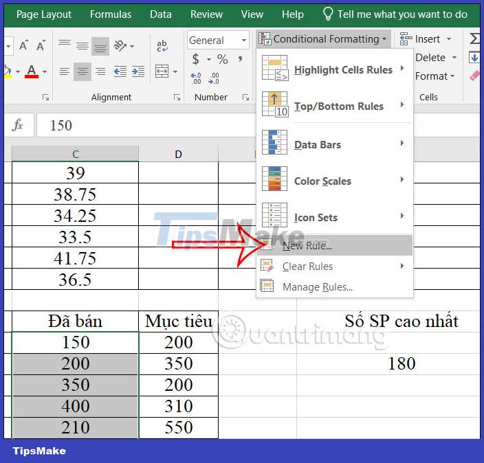 How to format data based on other cell conditions in Excel Picture 6
