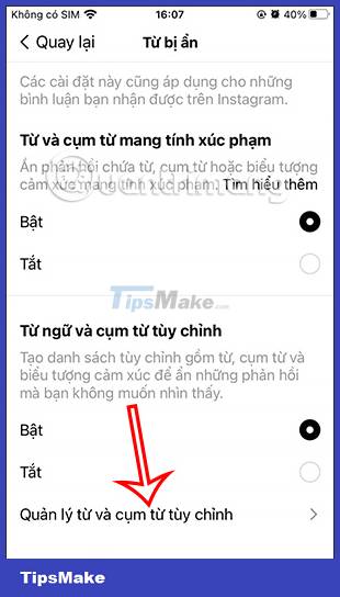 How to hide comments on Threads, filter inappropriate comments Threads Picture 6