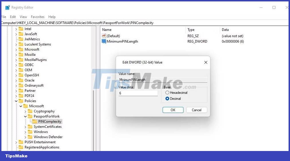 How to increase PIN length in Windows 10/11 Picture 3