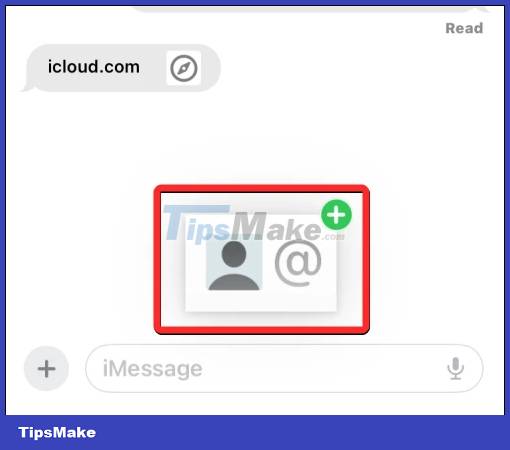 How to insert contacts in iPhone messages Picture 5