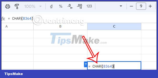 How to insert the Euro symbol (€) in Google Sheets Picture 5