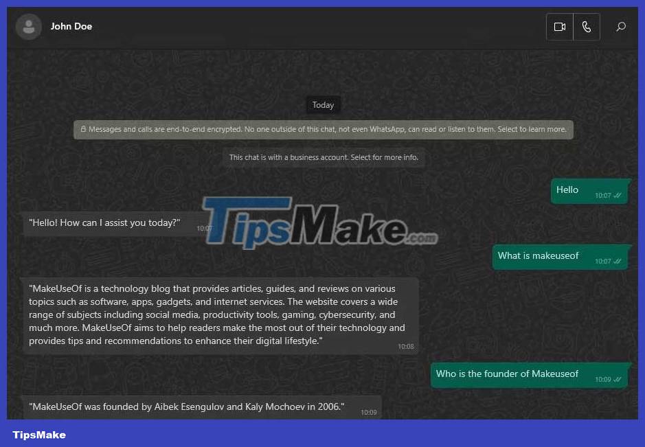 How to integrate ChatGPT with WhatsApp for customer support Picture 8