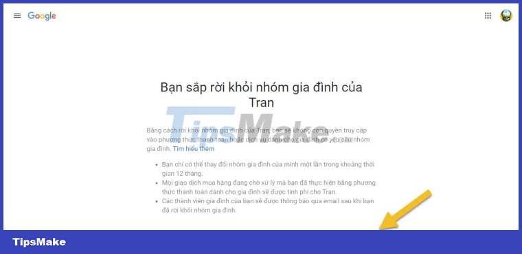 How to leave a YouTube Premium family group Picture 2