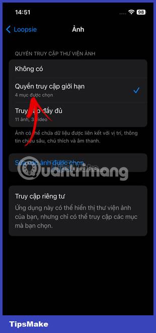 How to limit photo album access on iPhone Picture 9