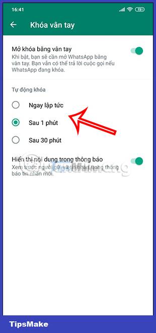 How to lock WhatsApp with fingerprint Picture 7