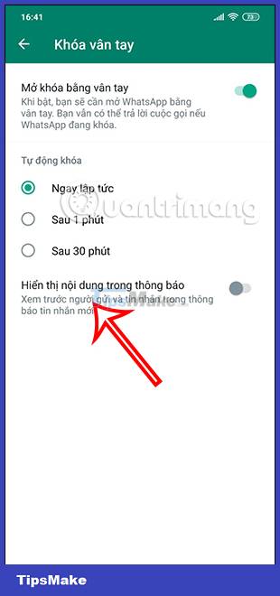 How to lock WhatsApp with fingerprint Picture 9