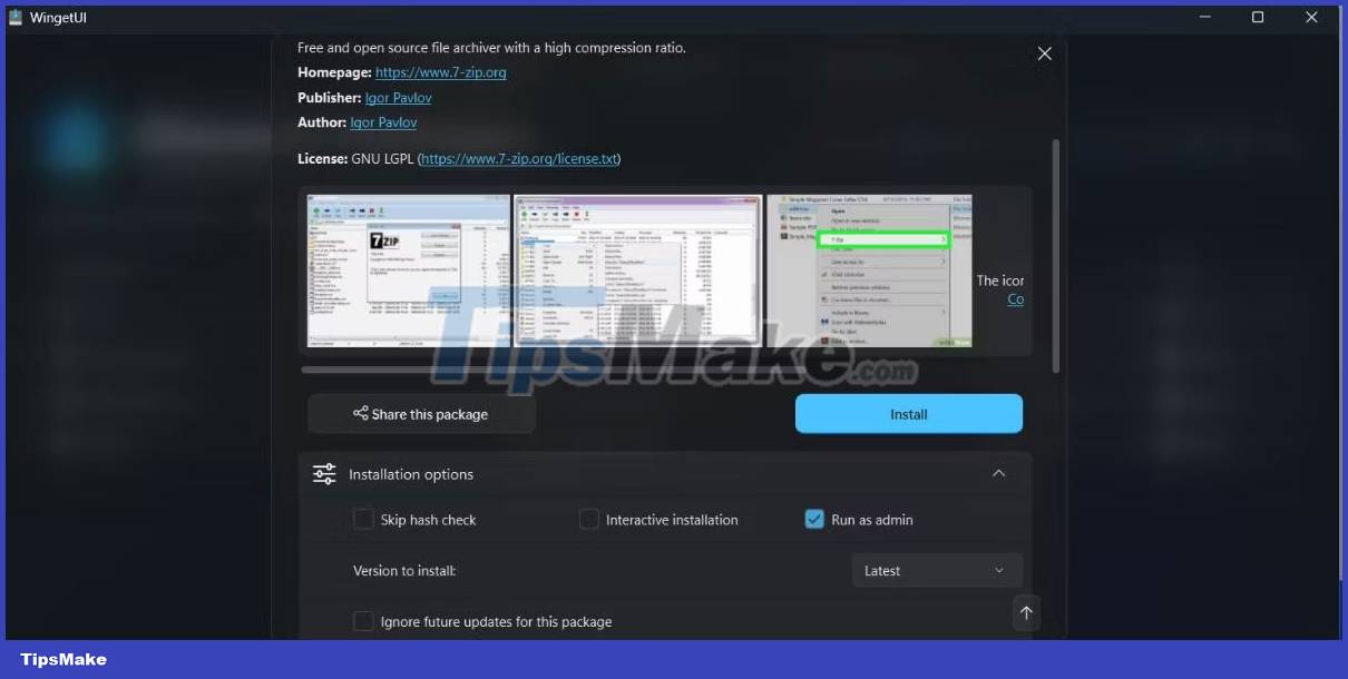 How to manage application packages with WingetUI on Windows 11 Picture 7