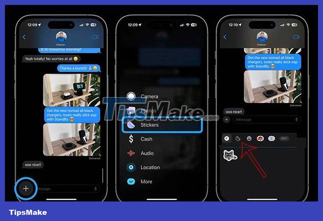 How to manually create stickers in messages on iPhone Picture 1