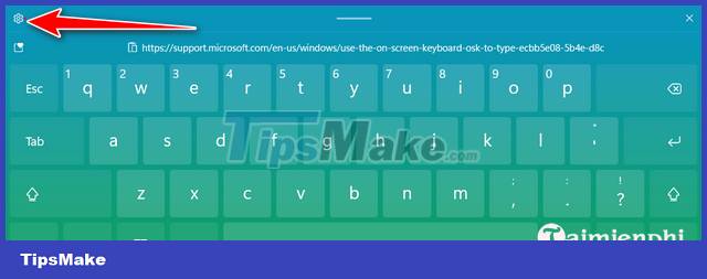 How to open and adjust the virtual keyboard on Windows 11 Picture 7