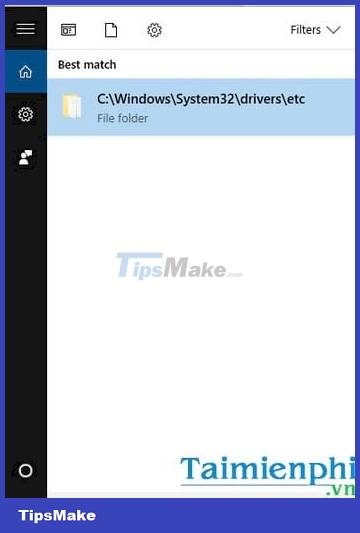 How to open the Host file on Windows 10, edit the hosts file Picture 9