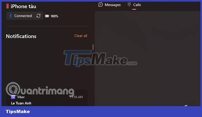 Picture 13 of How to receive SMS on Windows 11