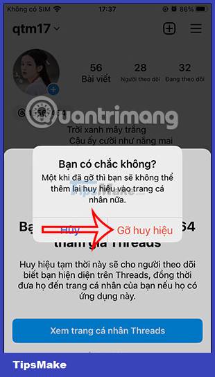 How to remove Threads badge from Instagram profile Picture 4