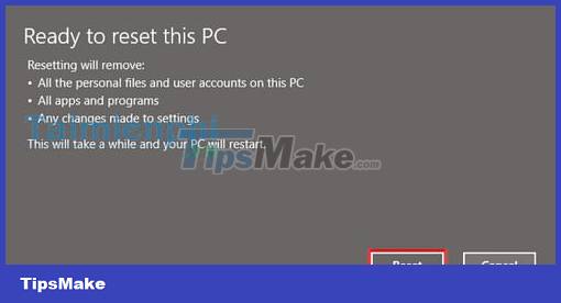 How to reset Windows 10 to its original state Picture 13