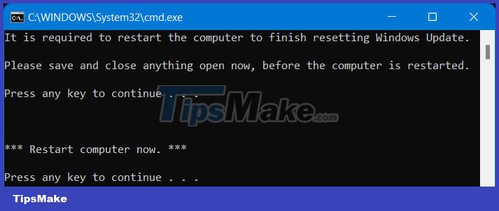 How to reset Windows Update in Windows 11 Picture 1