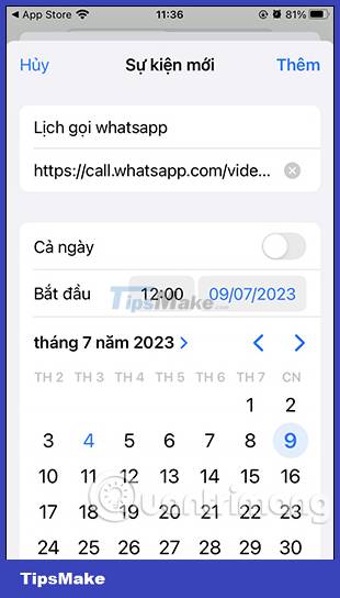 How to schedule a call on WhatsApp Picture 6