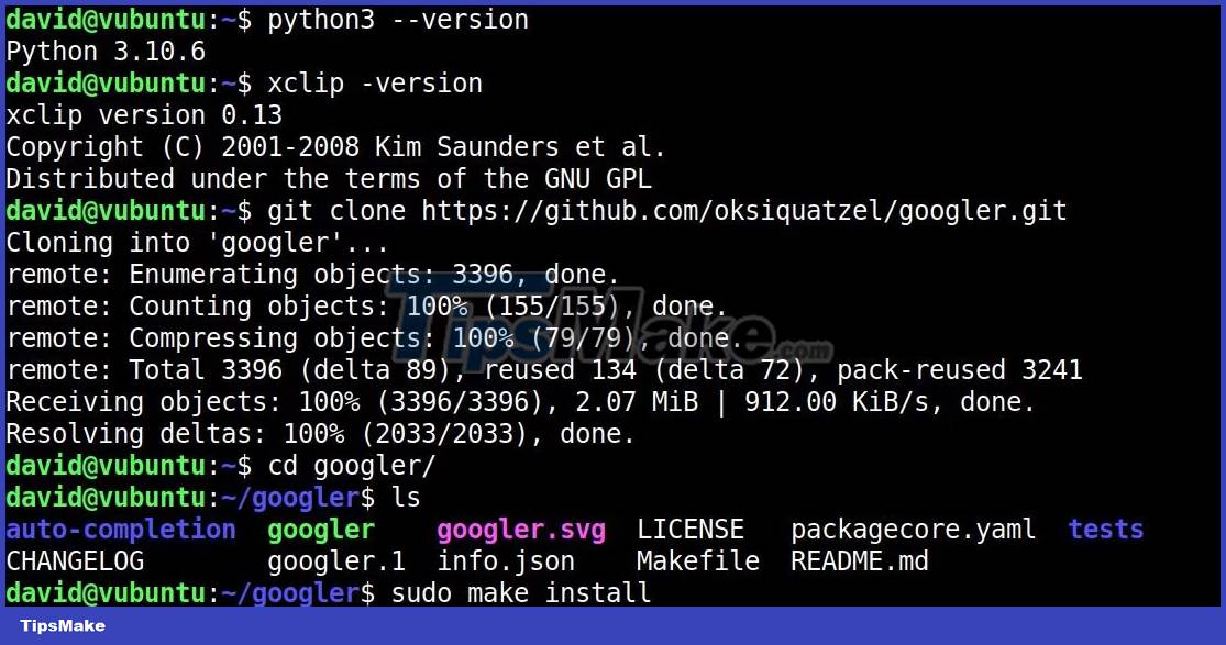 How to search Google from Linux terminal with Googler Picture 2