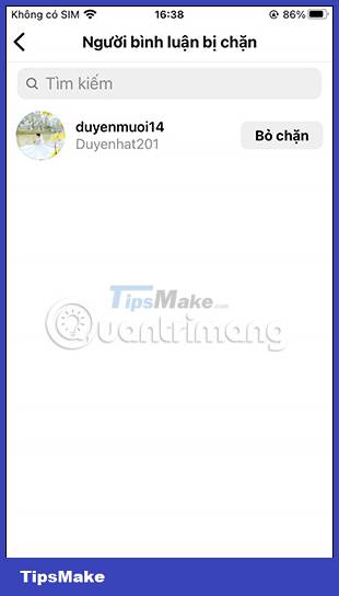 Picture 8 of How to see a list of blocked Instagram accounts