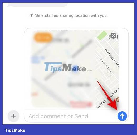 How to send location directly in messages on iPhone Picture 4