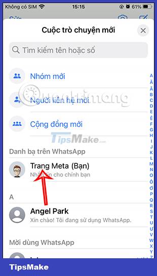 How to send WhatsApp messages to yourself Picture 2