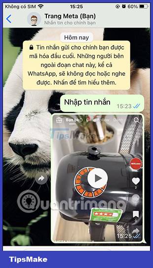 How to send WhatsApp messages to yourself Picture 8