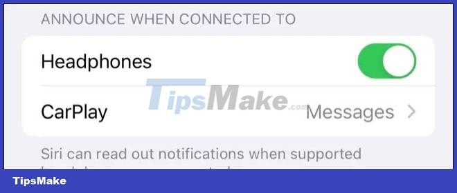 How to set AirPods to stop reading notifications on iPhone Picture 2