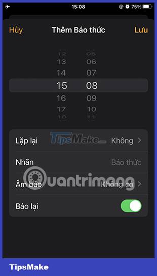 How to set an iPhone alarm that only vibrates without sound Picture 1