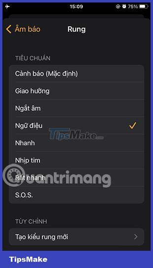 How to set an iPhone alarm that only vibrates without sound Picture 6
