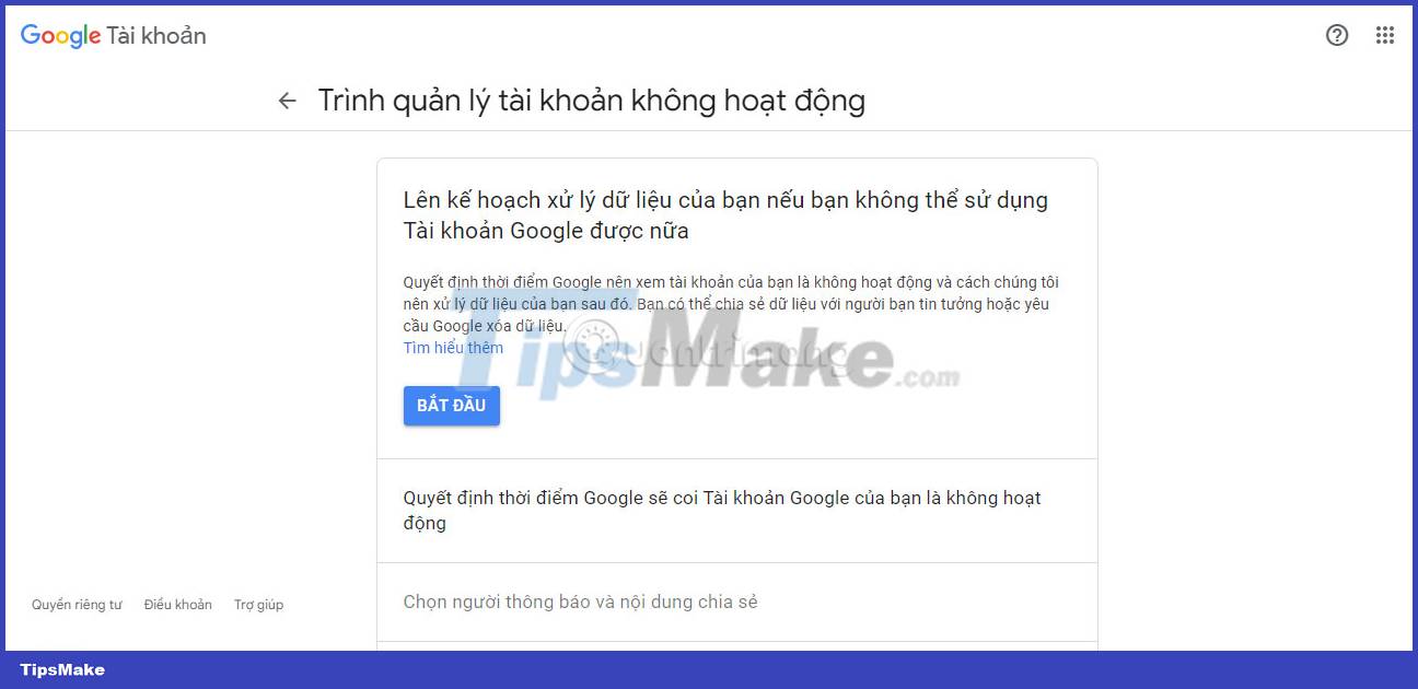 How to set up an inactive Google account manager Picture 4