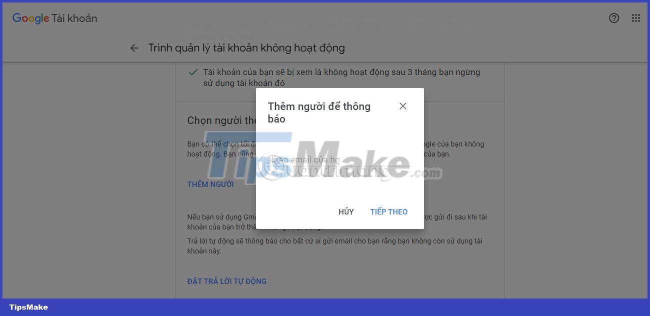 How to set up an inactive Google account manager Picture 6