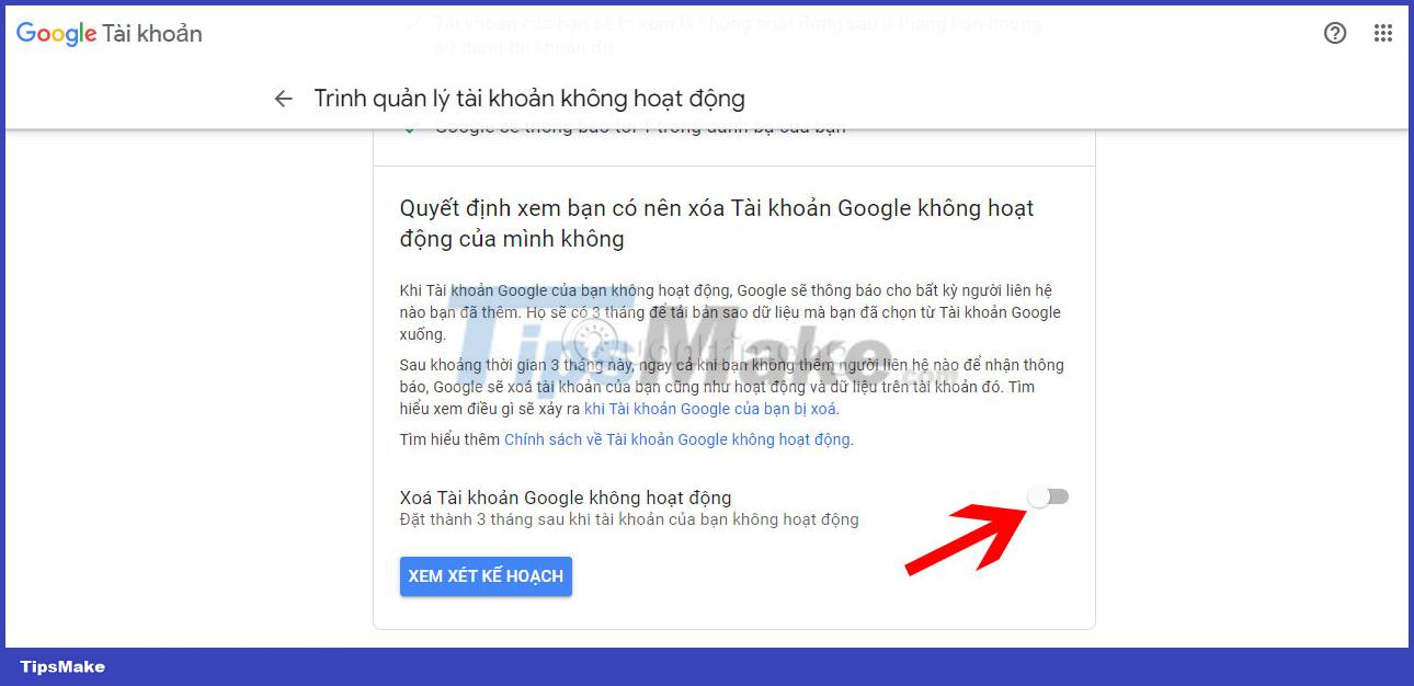 How to set up an inactive Google account manager Picture 9