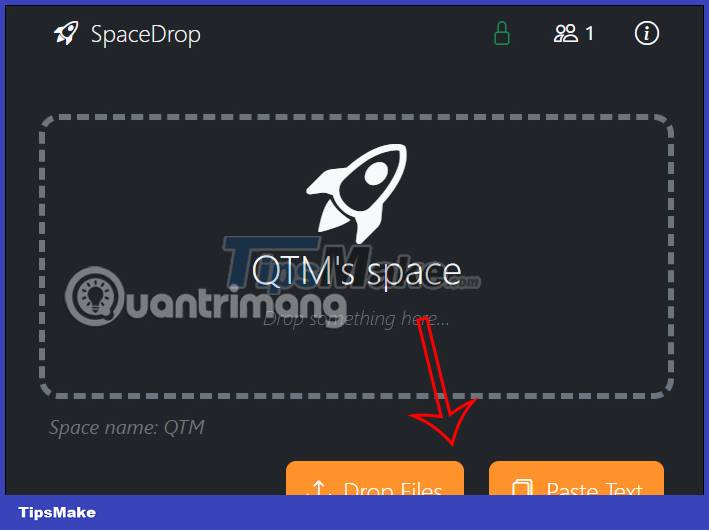 Picture 3 of How to share files online on SpaceDrop without an account