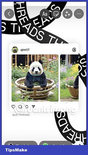 How to share Threads post to Instagram Story Picture 4
