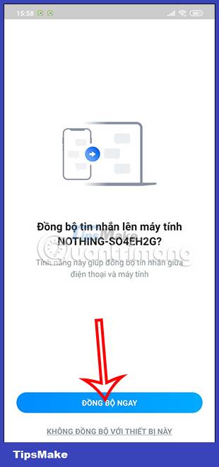 How to sync Zalo messages on your computer with your phone? Picture 4