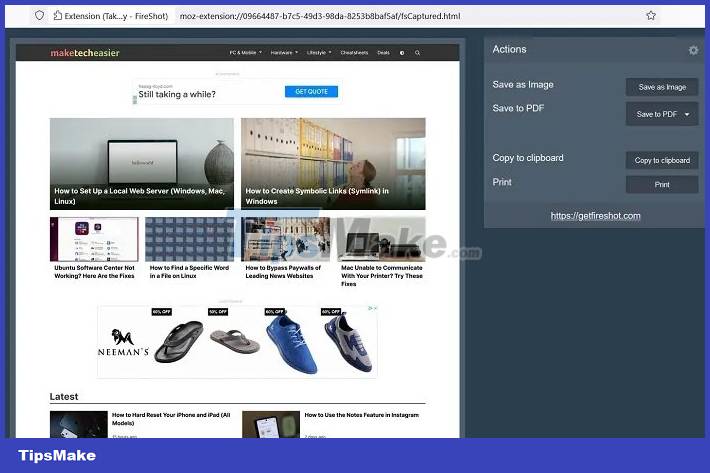 How to take scrolling, long screen screenshots in Windows Picture 9