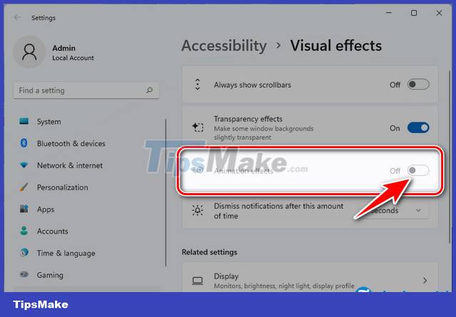 How To Turn Off Animations On Windows 11