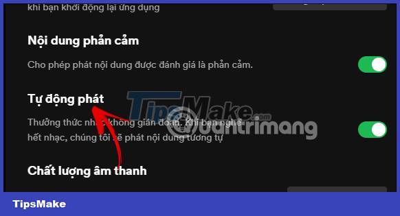 How to turn off Spotify automatic music playback on phones and computers Picture 6