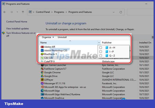 How to uninstall software on Windows 11 Picture 5