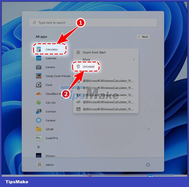 How to uninstall software on Windows 11 Picture 8