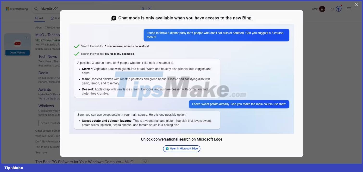 Picture 1 of How to use Bing AI in Google Chrome