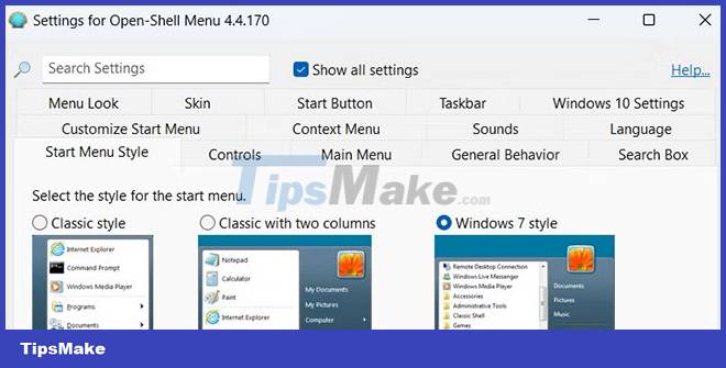 Picture 5 of How to use Open-Shell in Windows 11