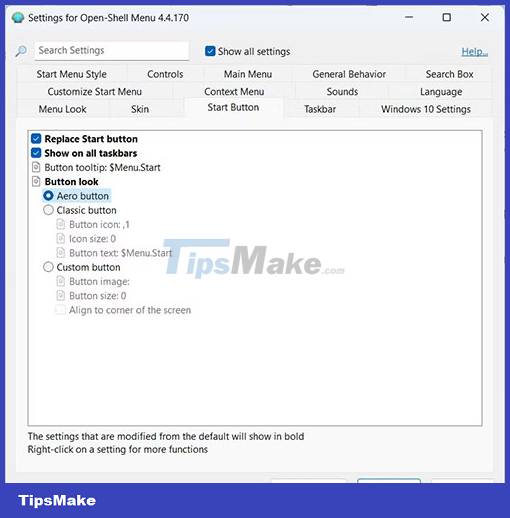 Picture 8 of How to use Open-Shell in Windows 11