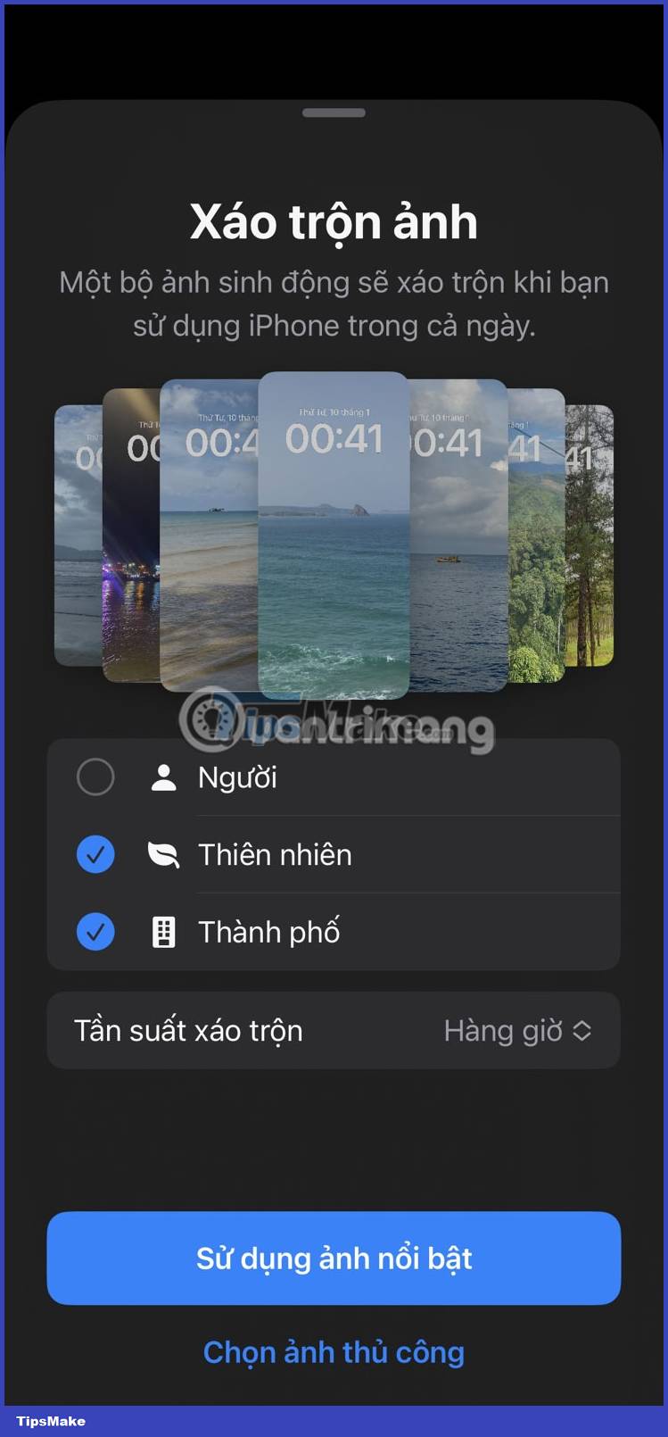 how to use photo shuffle wallpaper ios 16