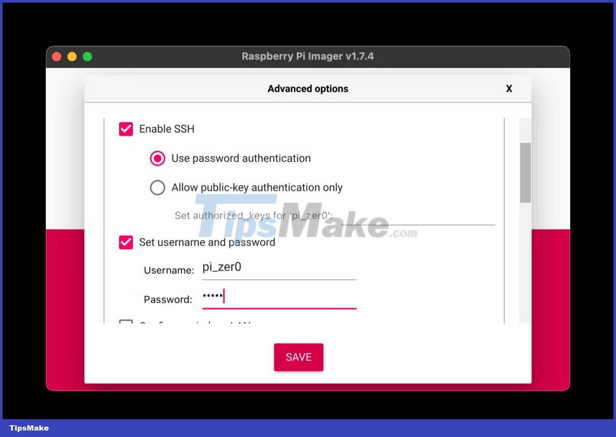 How to use the advanced options of Raspberry Pi Imager Picture 3