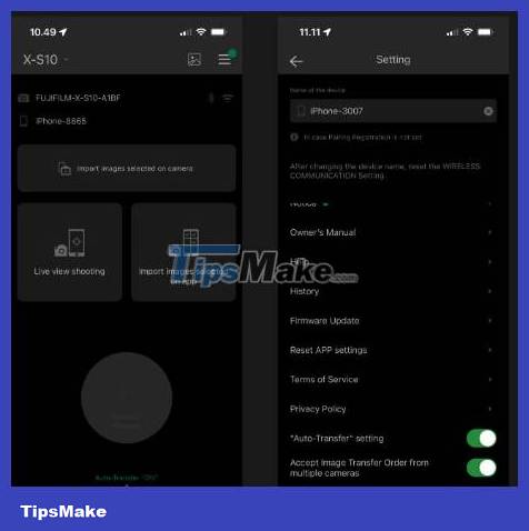 How to use the Fujifilm Camera Remote app Picture 6