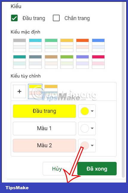How to use the interlaced color tool in Google Sheets Picture 6