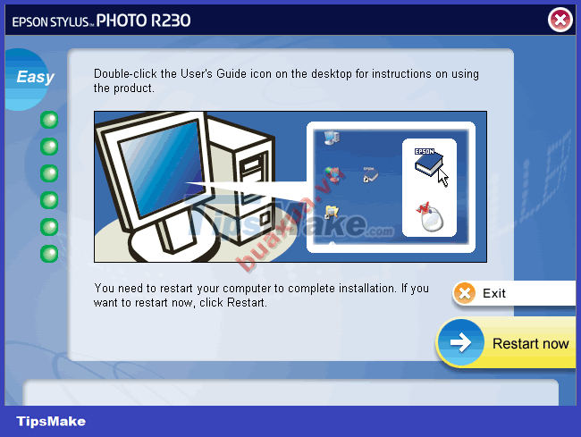 Install the driver program for the printer Picture 11