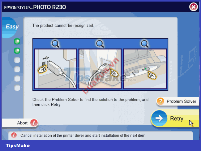 Install the driver program for the printer Picture 7